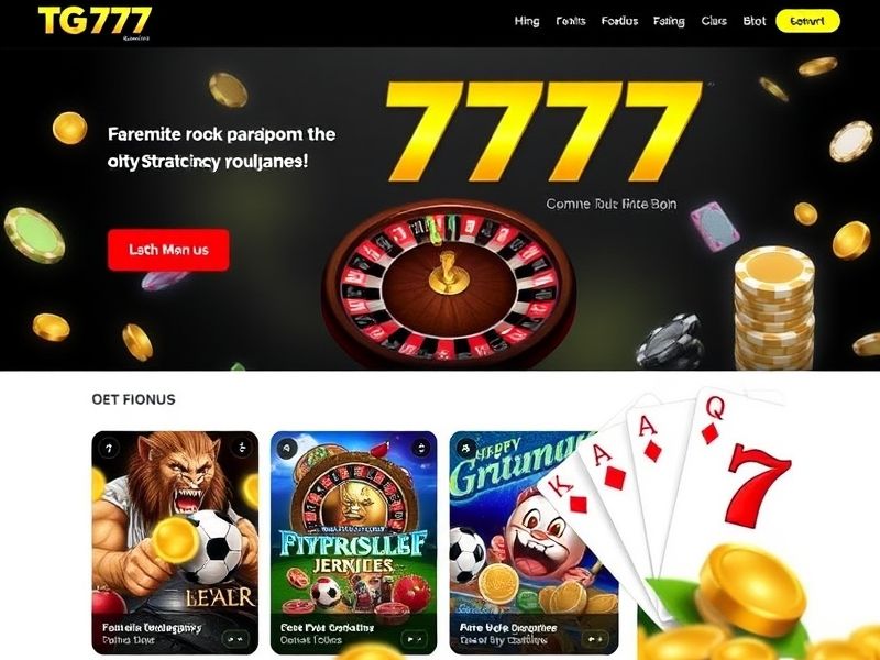 Welcome to TG 777, your premier destination for online gambling and casino games. Explore slots, live dealer games, and exclusive bonuses at tg777.com. Register now and experience top-tier gaming!